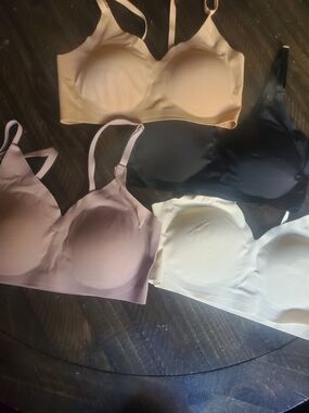 Seamless Wireless Comfort Bra — Black, Cream, Blush, Taupe